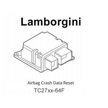 Usunięcie zapisu wypadku CRASH DATA Lamborgini TC27xx-64F VW31