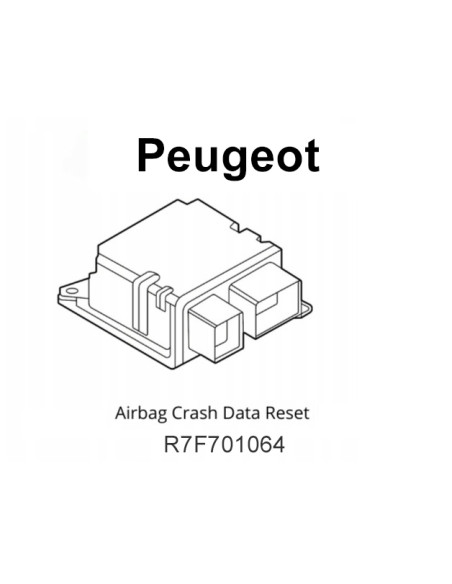 Usunięcie zapisu wypadku CRASH DATA Peugeot R7F701064