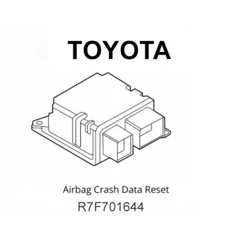 TOYOTA clear crash data repair service R7F701644