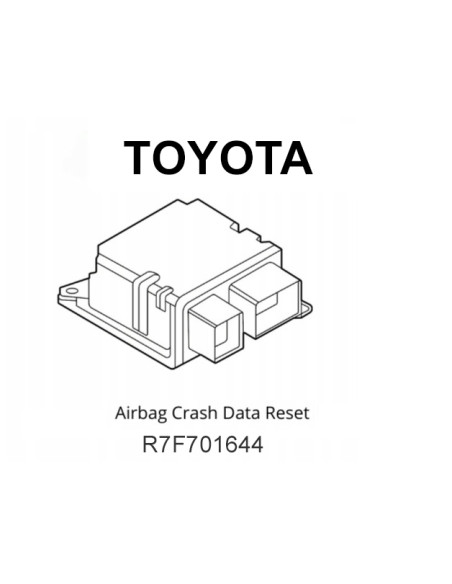 TOYOTA clear crash data repair service R7F701644