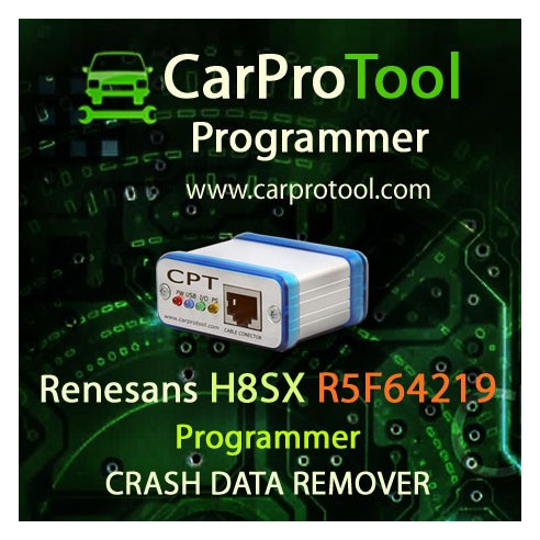 Программатор для микроконтроллеров Renesas R8C / M32C / R32 с функцией удаления данных о сбоях. Активация для CarProTool..