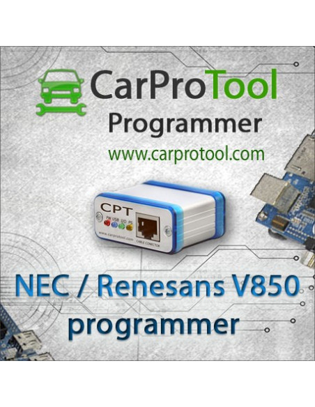 Programador Renesas / NEC V850. Activación para CarProTool.