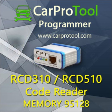 Lecteur de code pour autoradios RCD 310 et RCD 510. Activation pour CarProTool 2