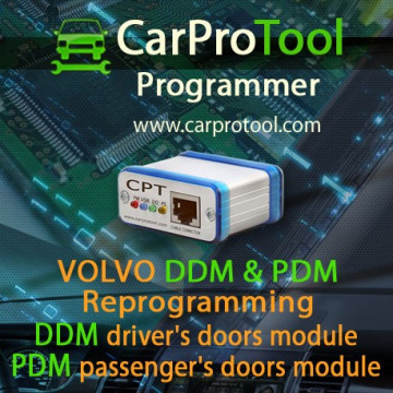 Reprogrammation DDM et PDM Volvo. Activation pour CarProTool. 2