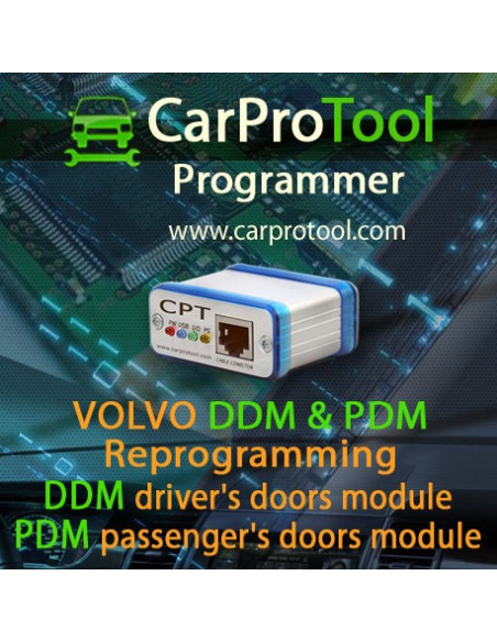 Reprogrammation DDM et PDM Volvo. Activation pour CarProTool.