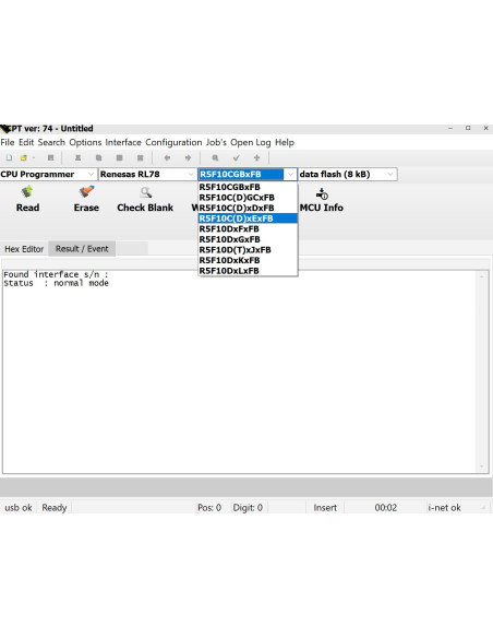 Renesas RL78 R5F10x Programmer. CarProTool Activations