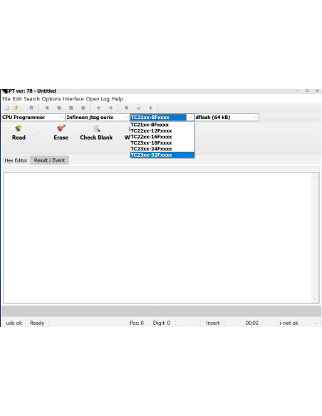 Infineon Tricore TC2xxx JTAG Programmer. Activation for CarProTool.