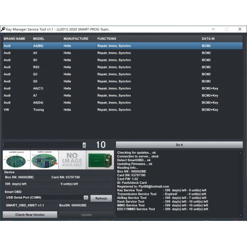 Key Service Tool Software