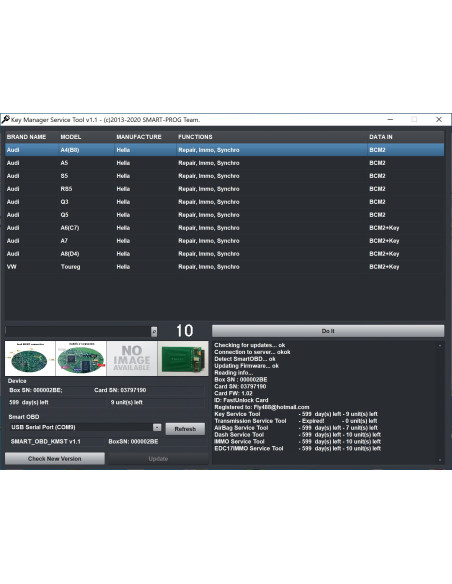 Key Service Tool - RENEW Smart Key
