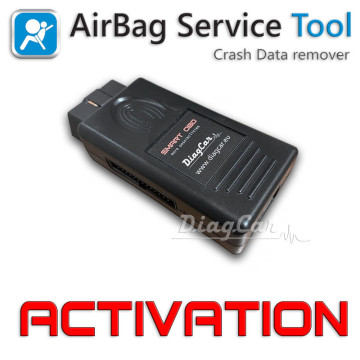 Cubierta de activación de la herramienta de servicio del airbag (AST)