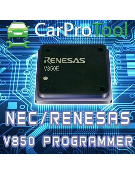 Programmeur Renesas / NEC V850. Activation pour CarProTool.