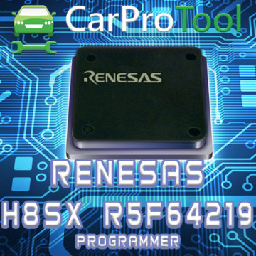 Программатор для микроконтроллеров Renesas R8C / M32C / R32 с функцией удаления данных о сбоях. Активация для CarProTool..