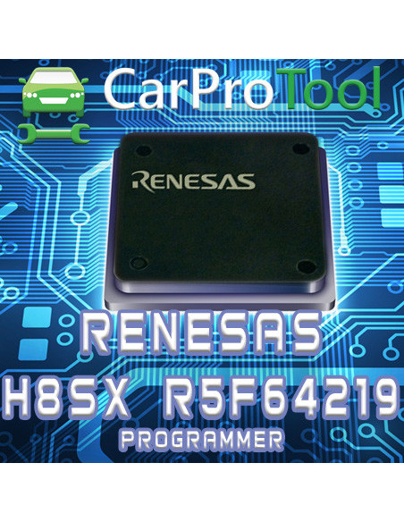 Программатор для микроконтроллеров Renesas R8C / M32C / R32 с функцией удаления данных о сбоях. Активация для CarProTool..