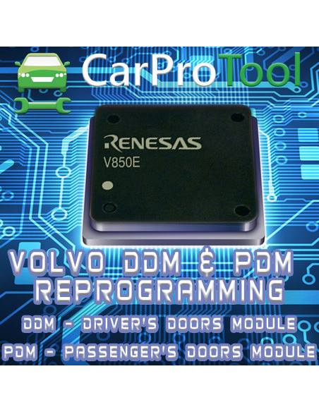 Reprogrammation DDM et PDM Volvo. Activation pour CarProTool.