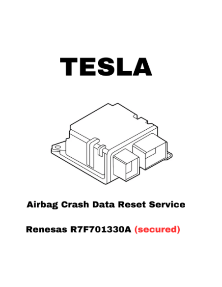Naprawa sterownika Tesla 1512876-00-E zablokowany CPU  R7F701330
