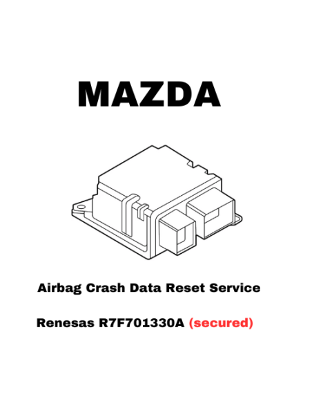 Servicio de reparación del módulo del airbag B1193 del Mazda VA40-57K30 0285015694 (bloqueado) R7F701330A