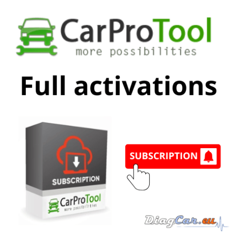 CARPROTOOL MAGIC FULL ACTIVATION 1 MONTH